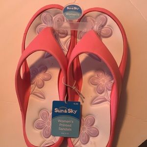 Sun and Sky women’s printed sandals